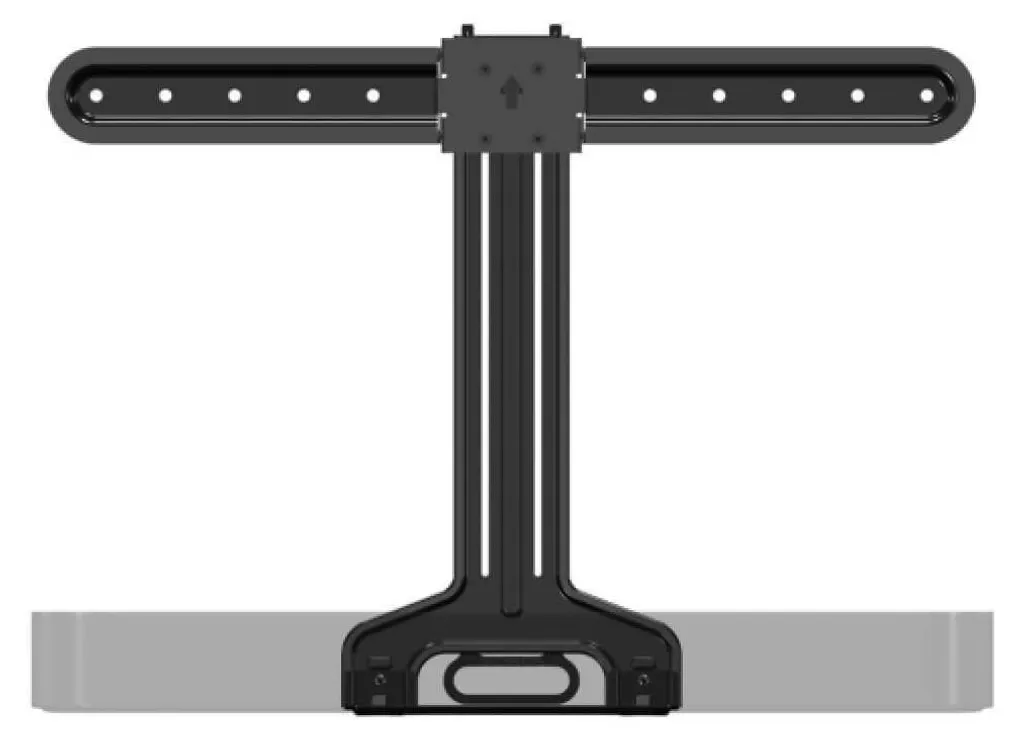 Fixation TV pour Barre de Son Sonos Beam Noir - Support Mural Ajustable