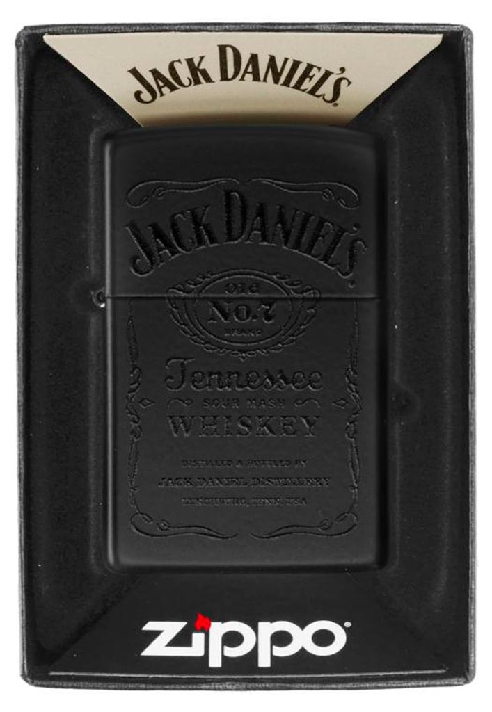 Zapalniczka Zippo 60001369 Jack Daniel's benzynowa czarna Zdjęcie produktu 