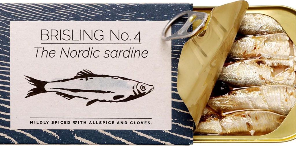 FANGST BRISLING No. 4 – Die nordische Sardine mit Piment & Produktbild 