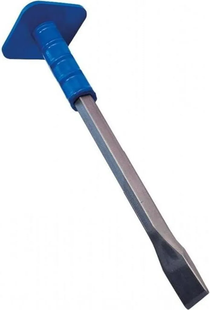 Scalpello Piatto 250 mm con Stivale in Gomma - Alta Resistenza Edilizia