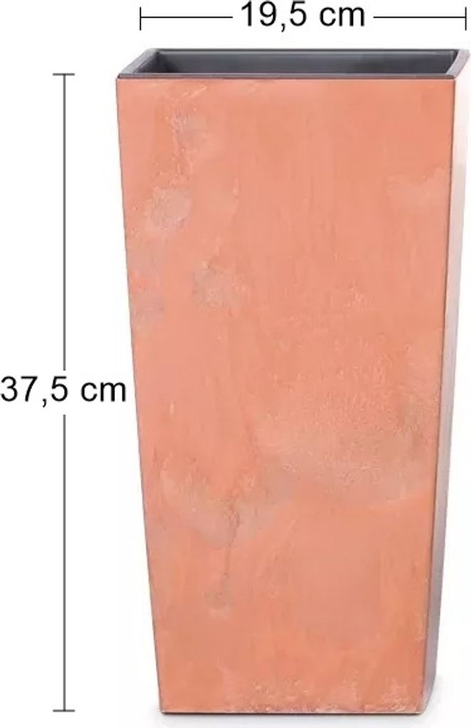 nabbi Doniczka plastikowa DURS200E 20 cm - terakota Zdjęcie produktu 2