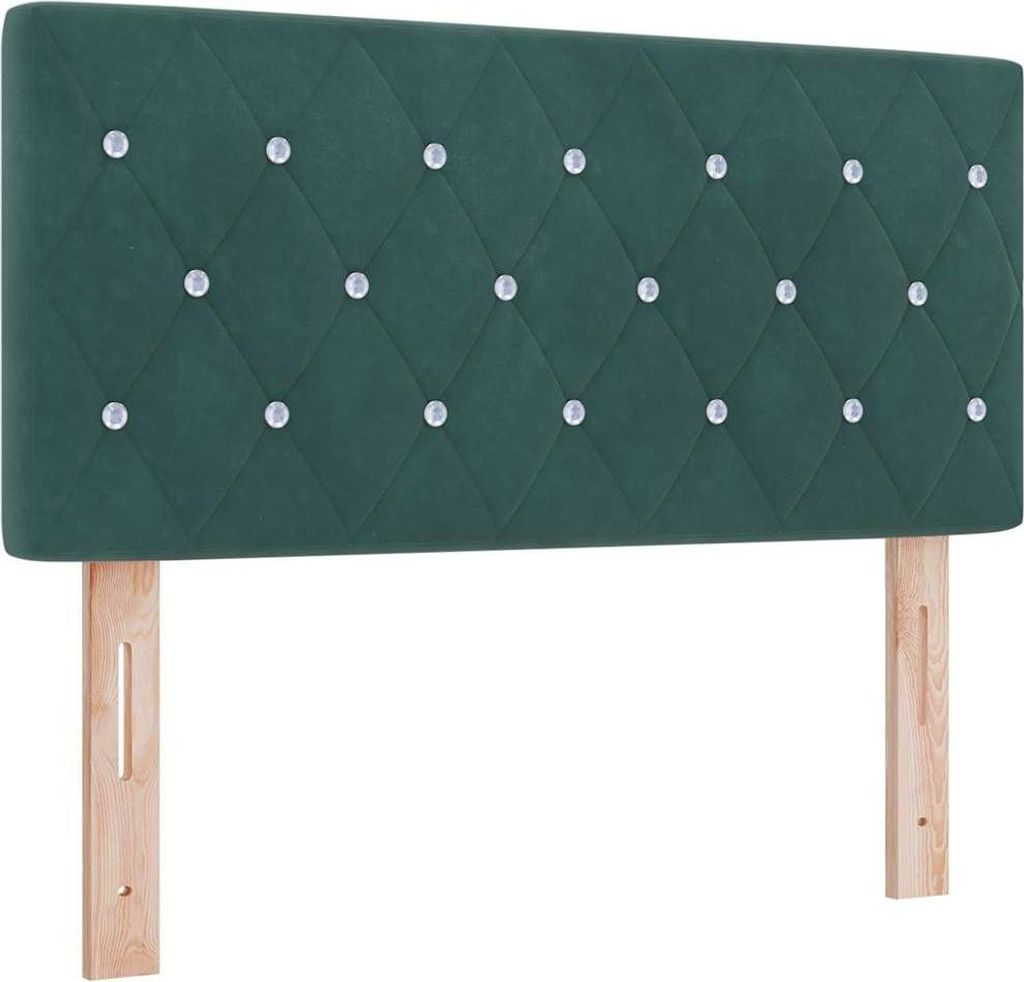 vidaXL Kopfteil Dunkelgrün 100 cm Samt