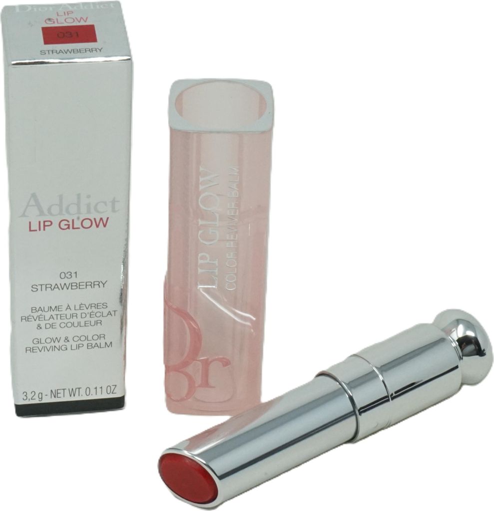 Dior Addict Lip Glow, Lippenbalsam, Rot, Frauen, Jeder Hauttyp, Kirschkernöl, Sheabutter, Feuchtigkeitsspendend, Nährend, Glättend, Weichmachend