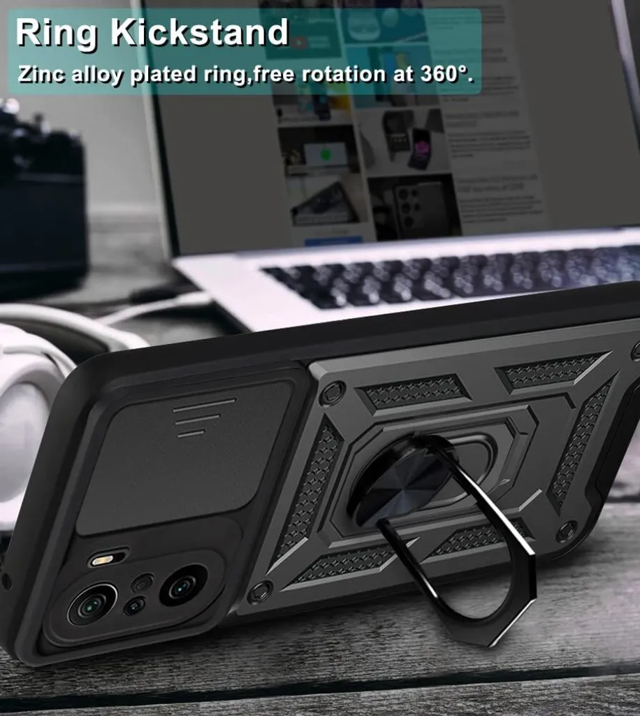 Custodia Robusta Outdoor Per Telefono Con Anello Magnetico E Supporto – Antiurto