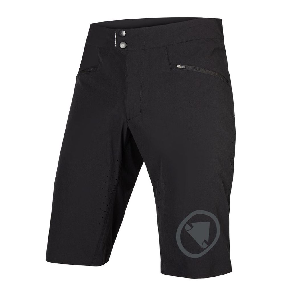 Endura SingleTrack Lite Short Fit Shorts Herren lose ohne Innenfutter schwarz größe M E8103BK/S4