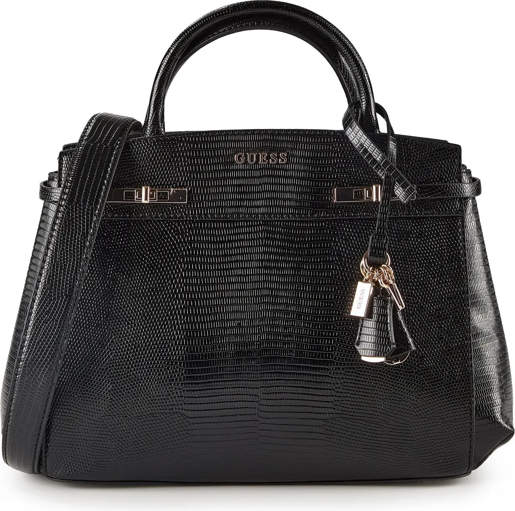 Borsa Guess Melinda 29 cm Nera | Shopper Donna Originale Prezzo Offerta