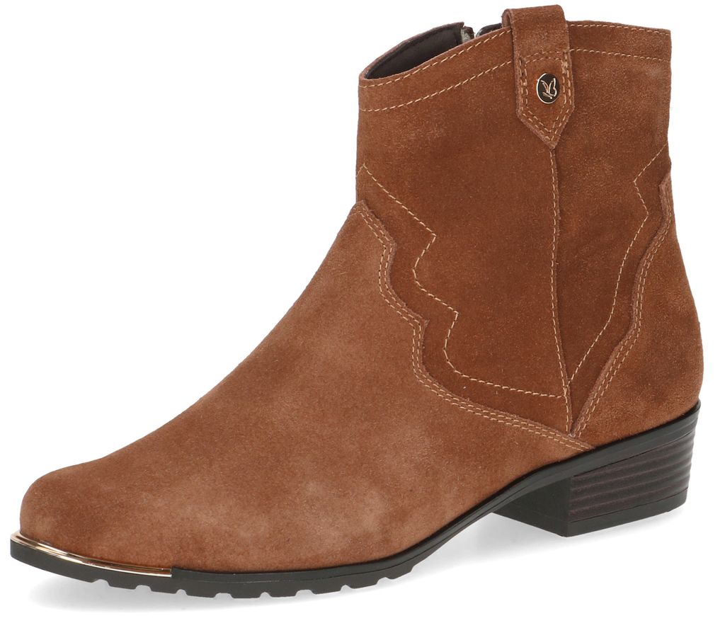 Caprice Damen Elegante Stiefelette Western 9-25306-43 Braun