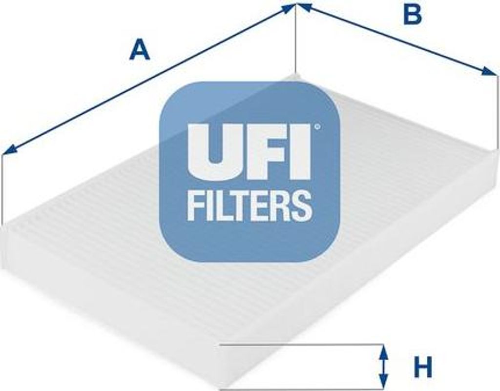 UFI 53.038.00 Innenraumluftfilter OE 6447NT kompatibel mit C2, C3, C4er, C4, DS4, 1007, 307, 308, RCZ
