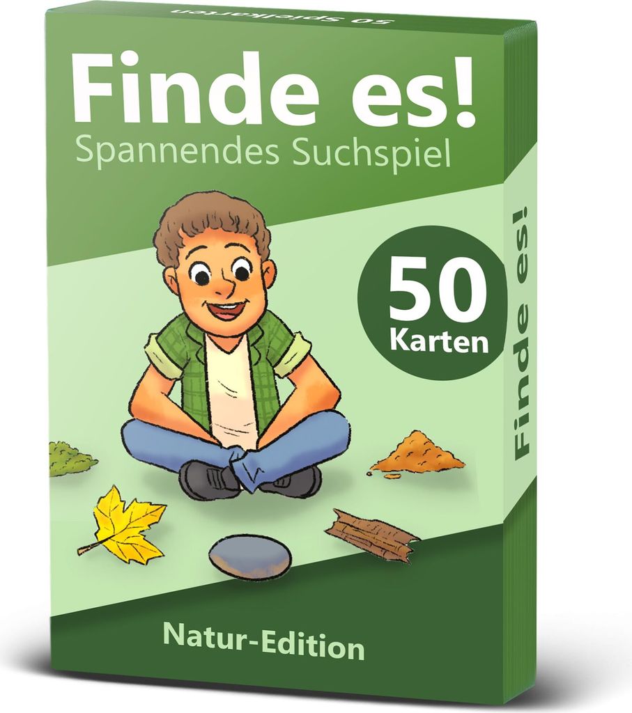 GLÜCKSWOLKE - Finde es I Draußen die Natur neu entdecken I Outdoor Schatzsuche für Kinder I Entdecker Spielzeug & Kinderspiel I Spiele ab 4, 5, ...