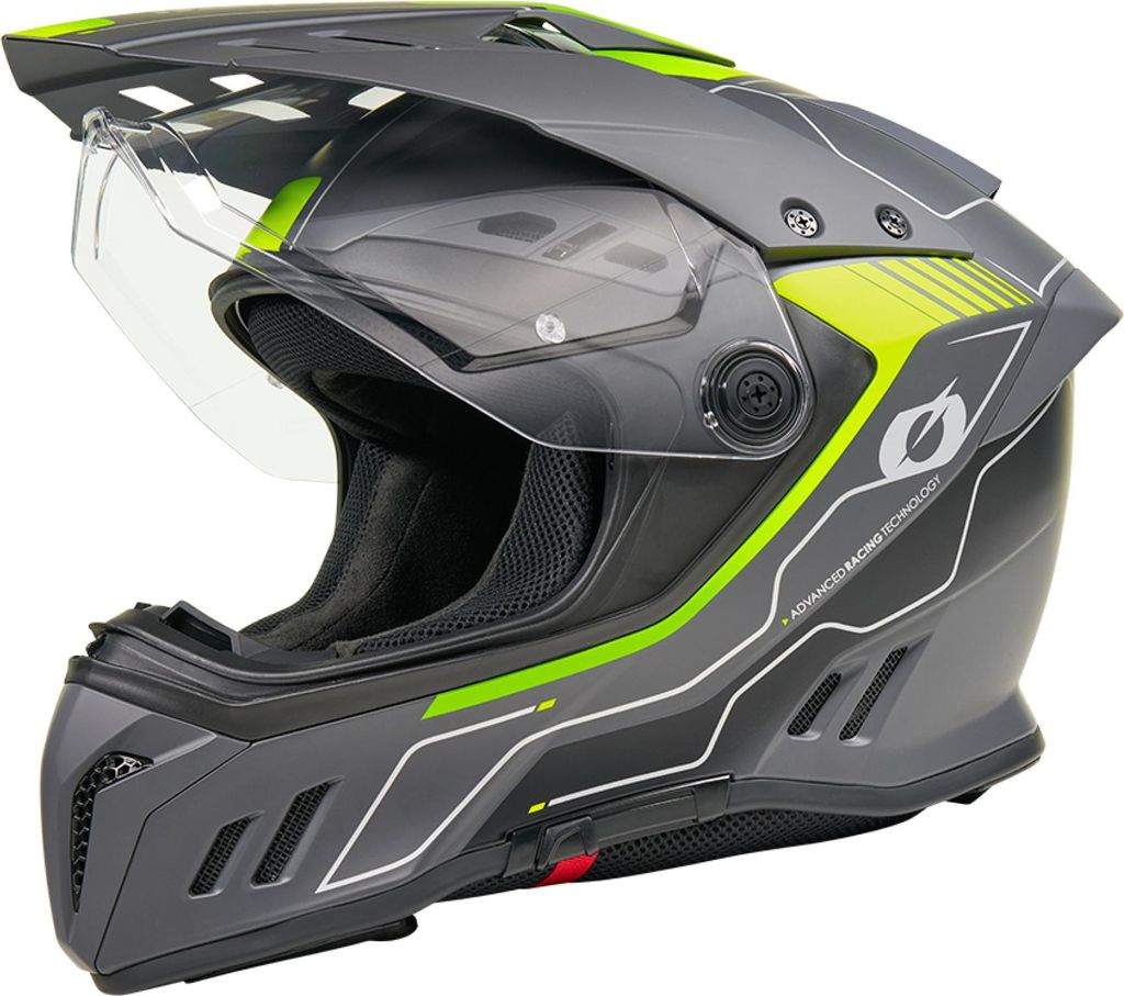Oneal Casque Ierra R Echo Noir/Jaune Fluo taille: S