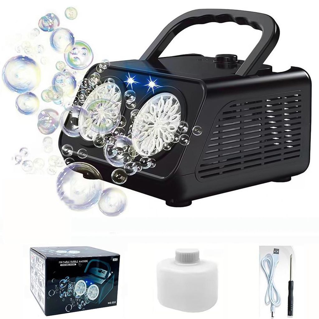 Automatische Seifenblasenmaschine, Tragbar Bubble Machine Produktbild 
