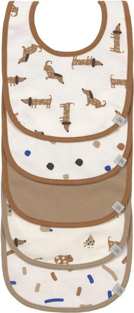 Pince à Linge Imperméable en Coton lot de 5 avec Scratch Bleu Robuste