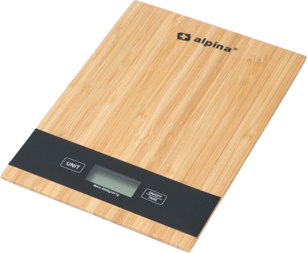 Digitale Bambus Küchenwaage Lebensmittelwaage Feinwaage 5Kg