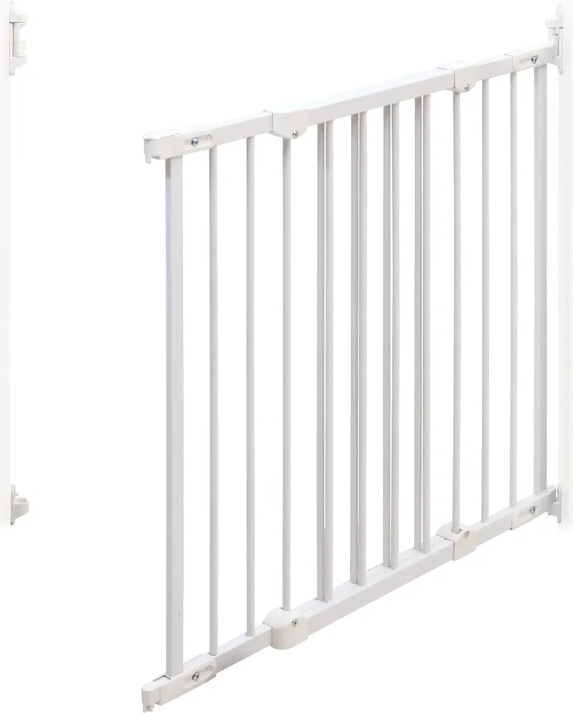 Barrière de sécurité blanche 108 cm extensible et robuste WEBABY - 2