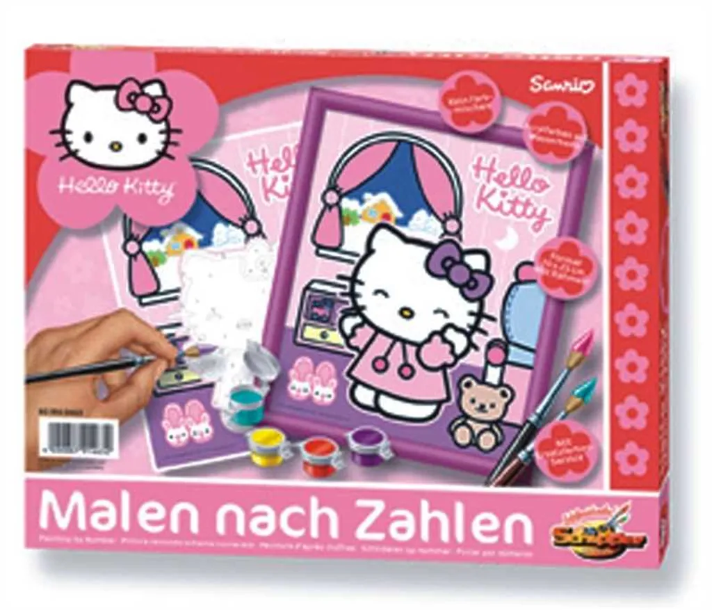 Tableau à peindre soi-même Hello Kitty Schipper - Loisir Créatif Enfant