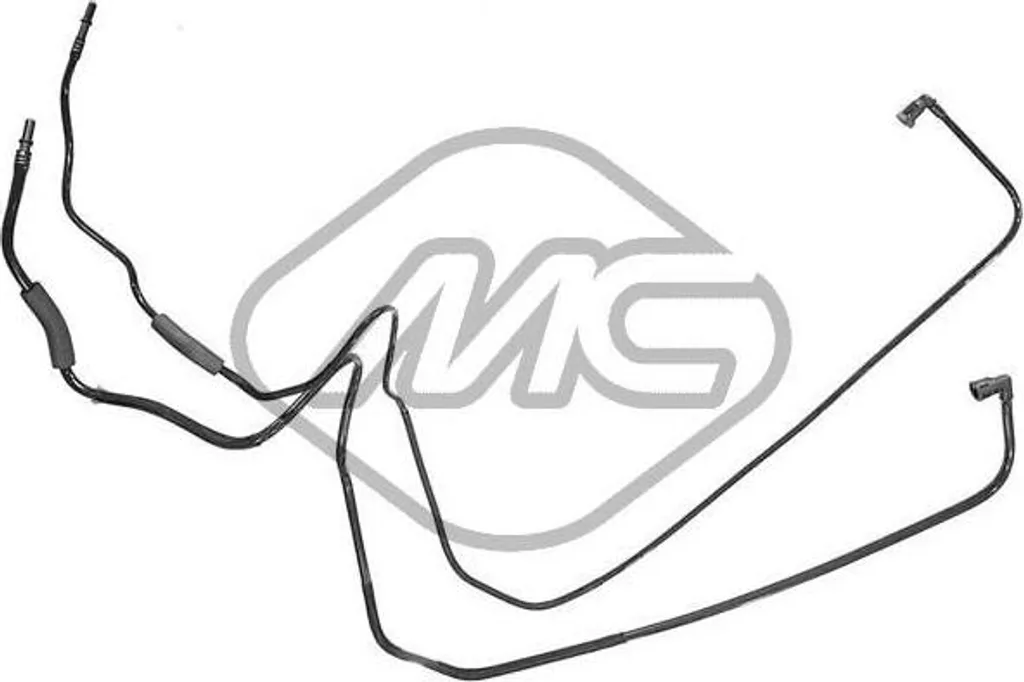 Conduite de carburant Metalcaucho 92218 pour Transit OE CC119J270BF
