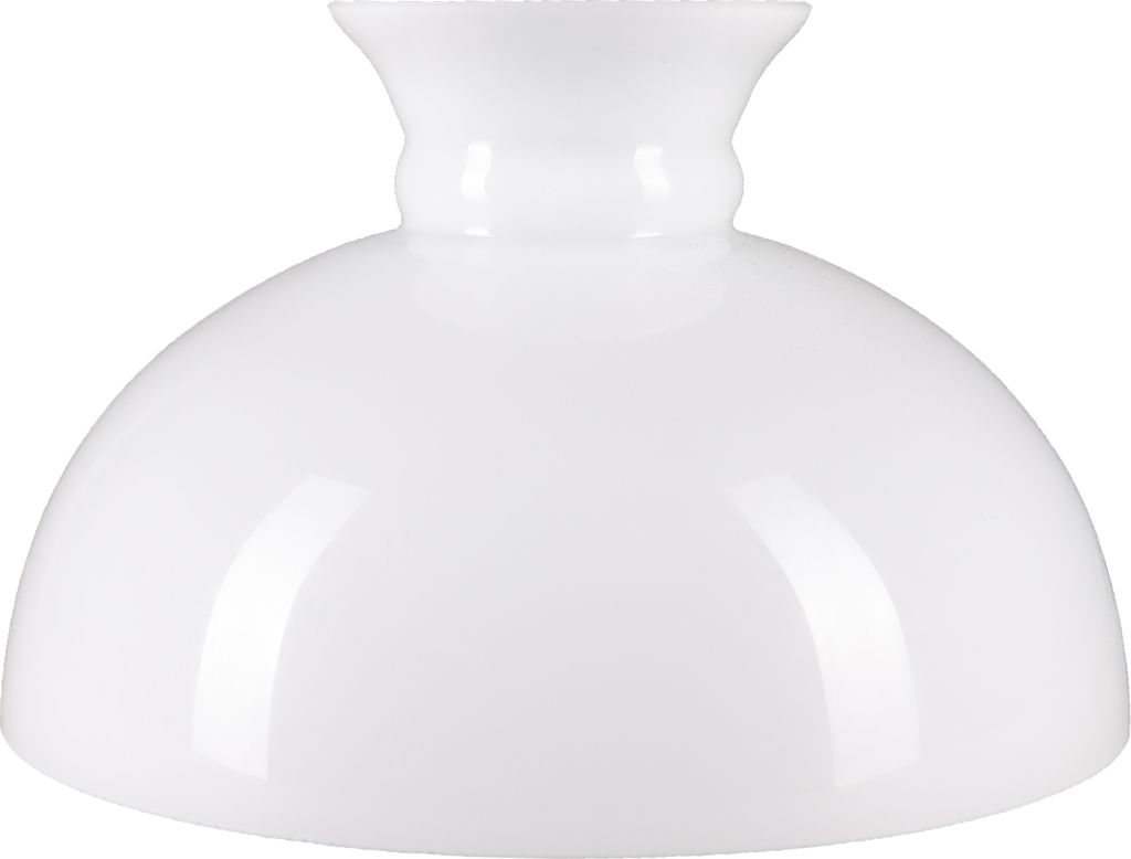 Petroleumglas Lampenglas Weiß Ersatzglas Leuchtenglas Glaschirm Ø300mm