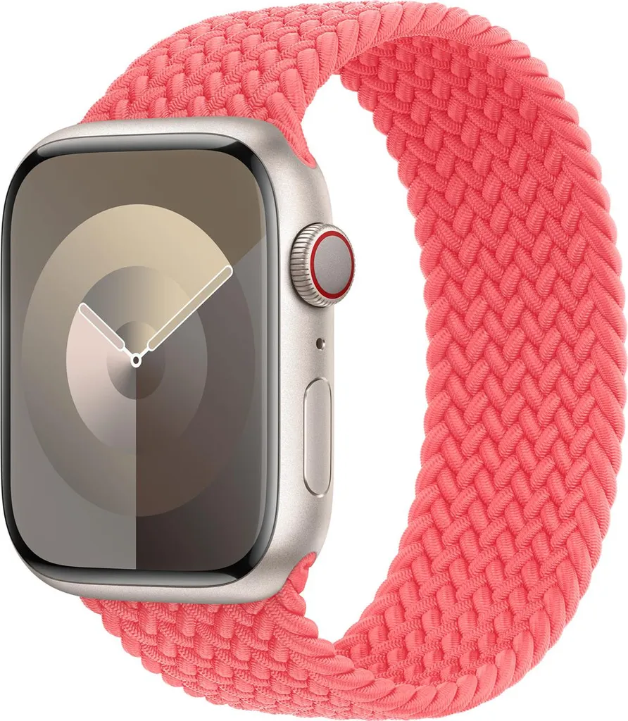 Cinturino intrecciato Solo Loop per Apple Watch Series 1 - 11 / SE / Ultra (44/45/46/49 mm) - Taglia 2 - Guava