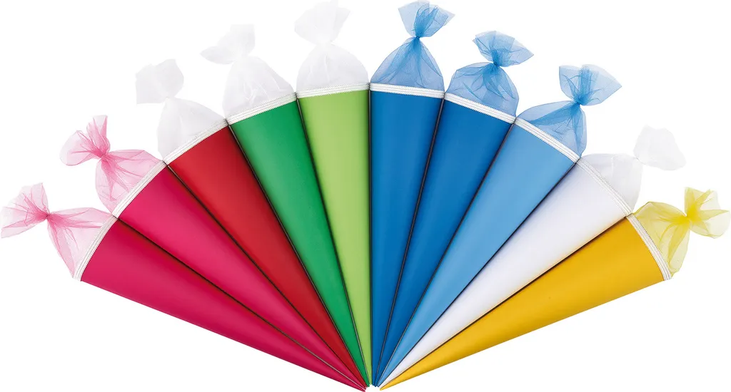 Cornet de Scolarité Rond Herlitz de 70 cm avec Divers Coloris et Motifs