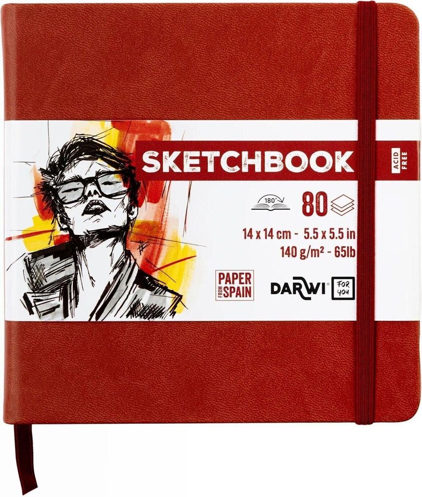 DFY Skizzenb 14x14 80Bl 140g terrak