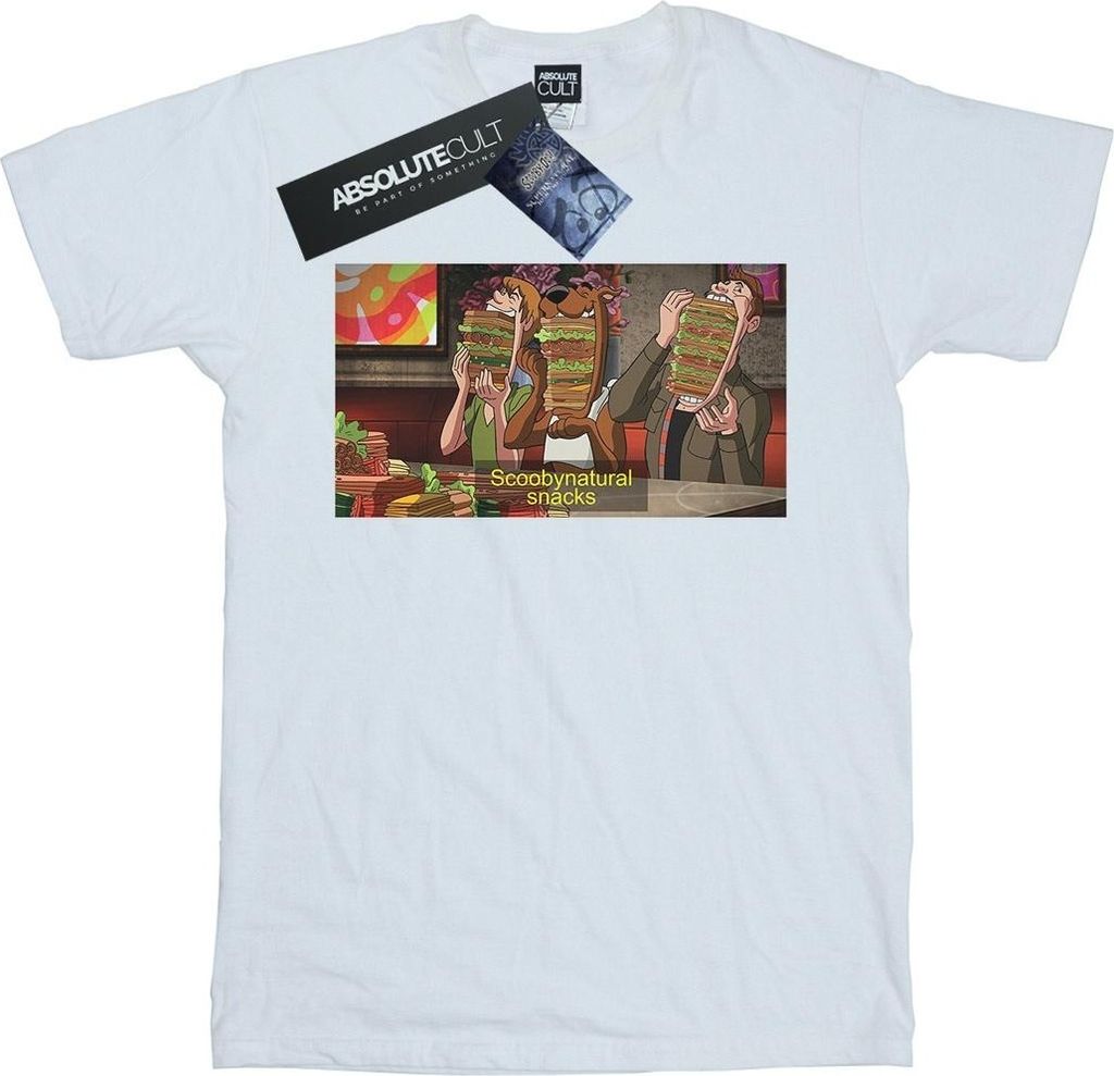 Scoobynatural - "Supernatural Snacks" T-Shirt für Damen BI51141 (S) (Weiß)