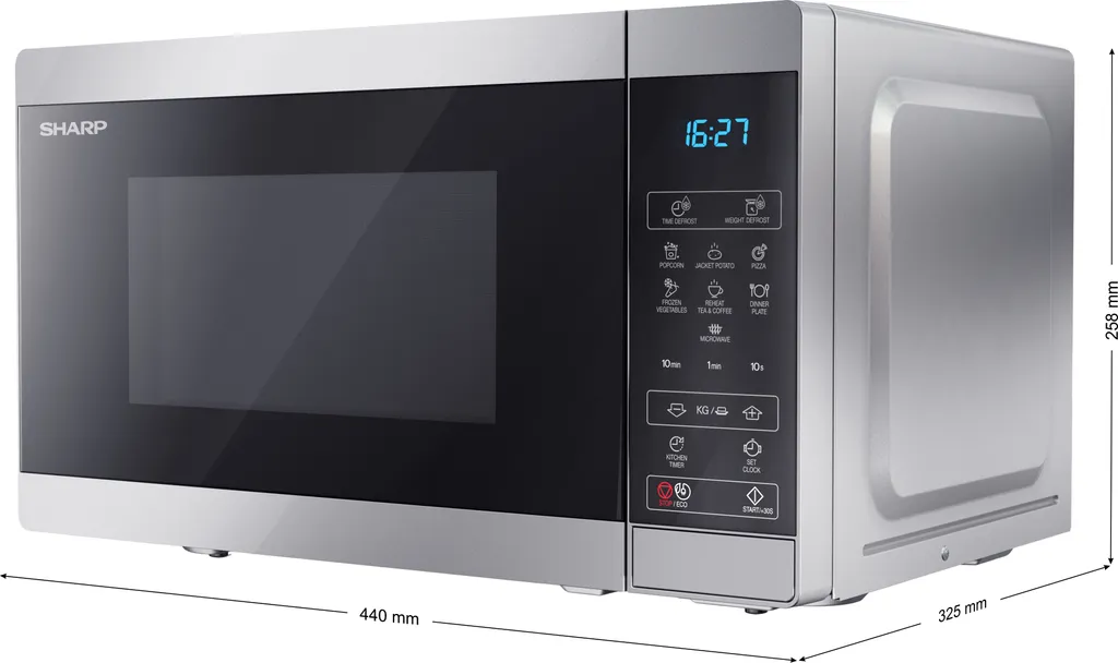 Four à micro-ondes solo Sharp 20L pour réchauffer vos plats du jour - 2