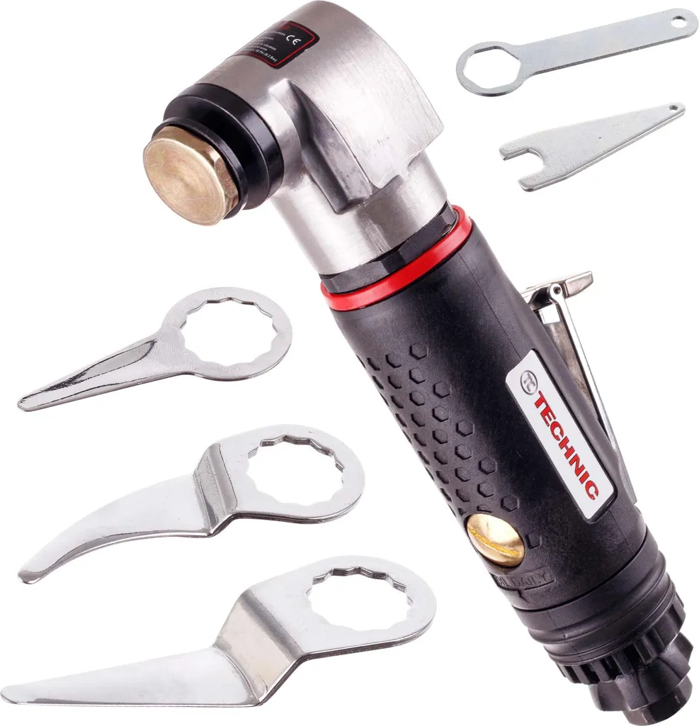 Scie sauteuse pneumatique NST-9039C pour vitres de voiture avec 3 lames