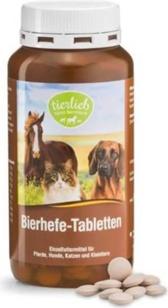 Nahrungsergänzungsmittel Tierlieb Drożdże Piwne Dla Psów, Kotów I Koni (400 Tabletten) 8510