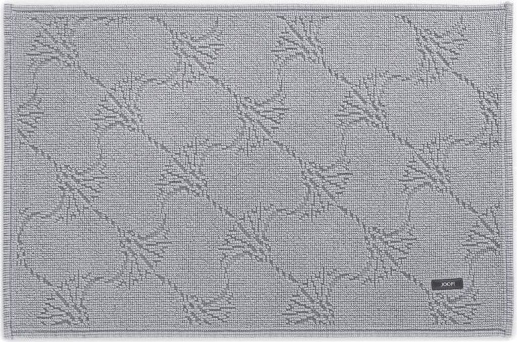 JOOP! Badteppich NEW CORNFLOWER 50 x 70 cm Farbe silber