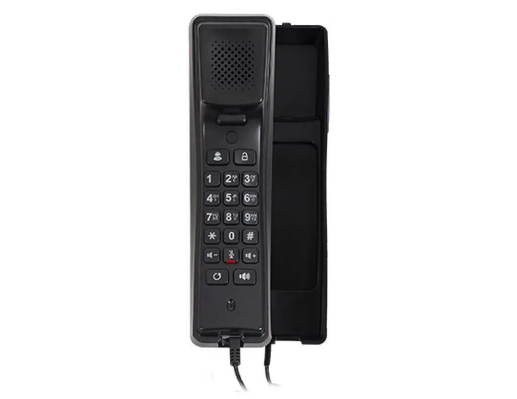 2N 1120101B Téléphone IP Noir 2 lignes SIP pour Communication Professionnelle