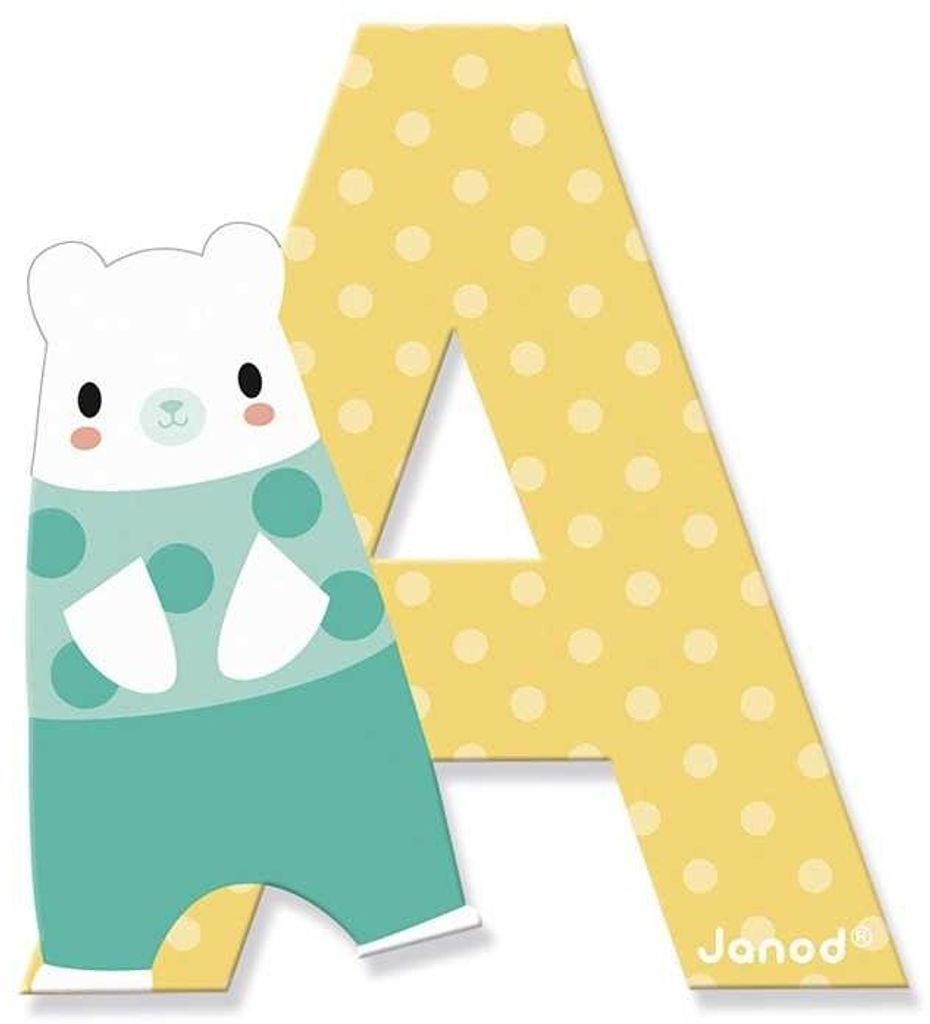 JANOD Letter A, 3 Jahr(e), Holz, Mehrfarbig Produktbild 