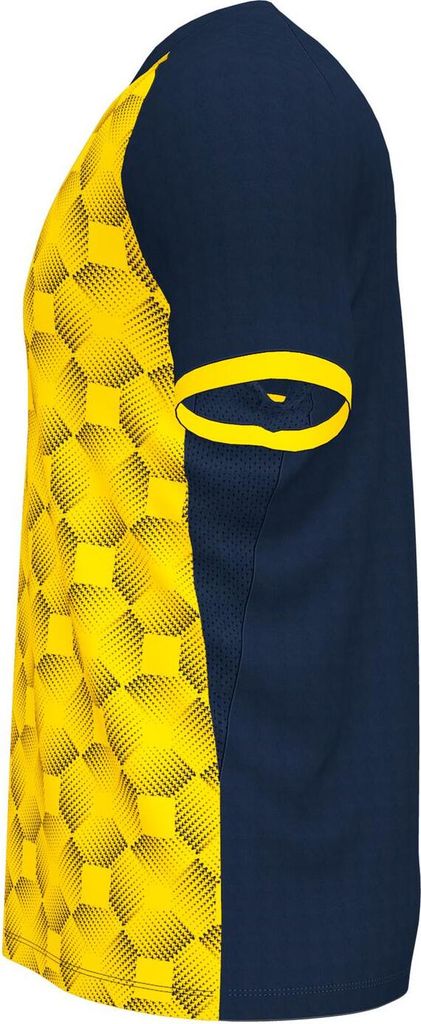 Dames joma supernova iii t-shirt navy bluew-geel s