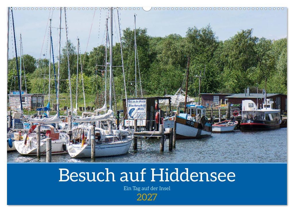 Besuch auf Hiddensee (Wandkalender 2027 DIN A2 quer), CALVENDO Monatskalender