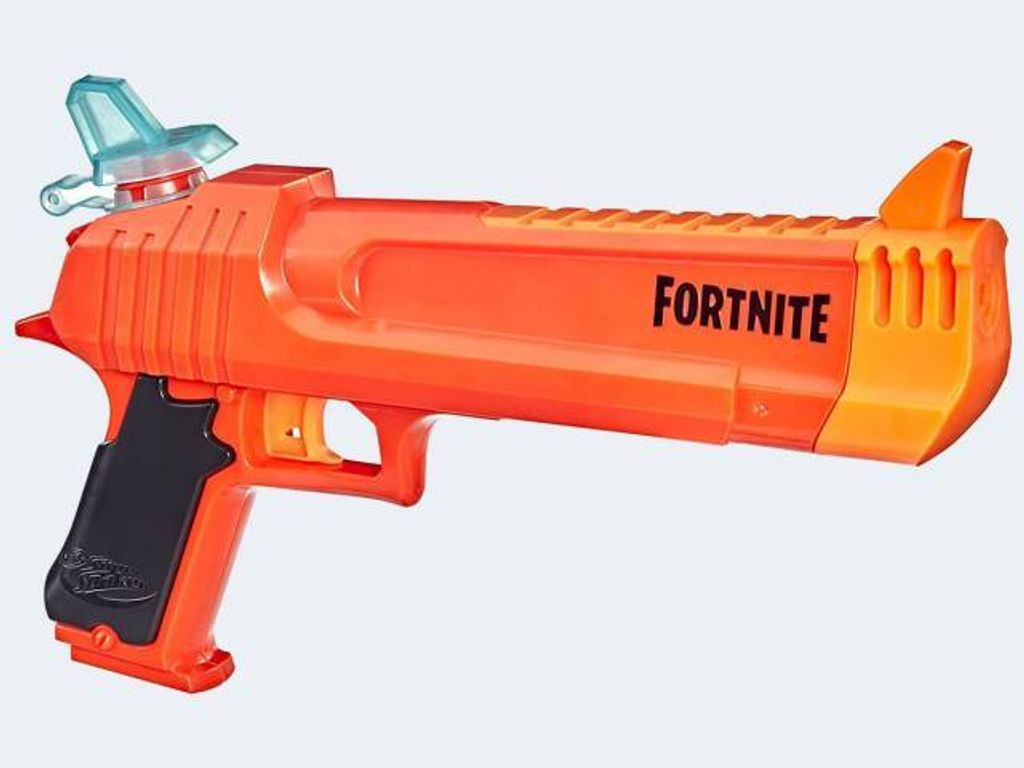 Nerf Super Soaker Fortnite HC Wasserblaster, riesiger Wasserstrahl, Outdoor-Spiele fr Jugendliche und Erwachsene