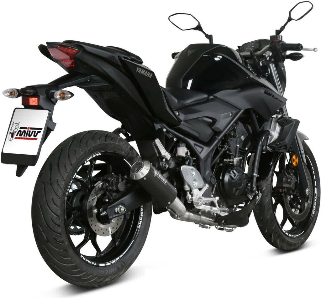 MIVV Mk3 Komplettschalldämpfer schwarz für YAMAHA mt-03