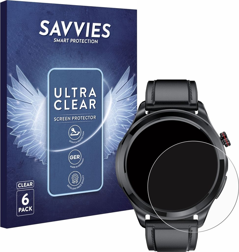 6x Für Kardena Care Pro 3 Schutzfolie Savvies Displayschutz Produktbild 