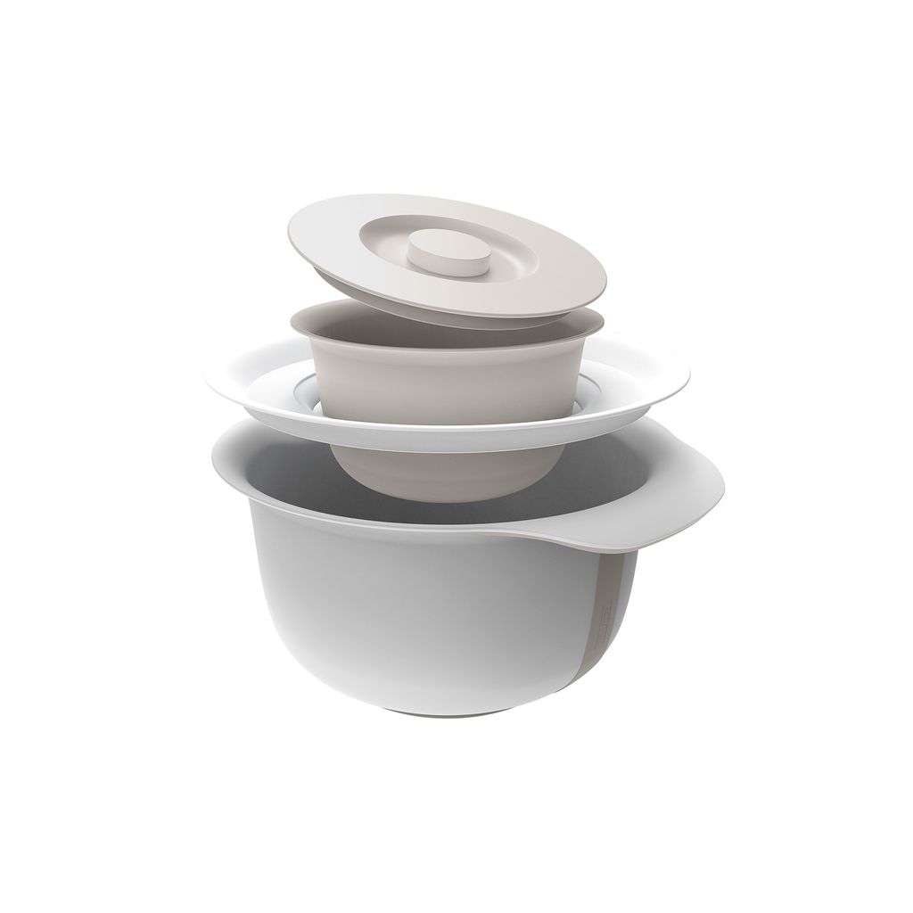 Rotho 1043302590 Fresh Lot de 2 saladiers 1.2l 4l couvercle Image du produit 
