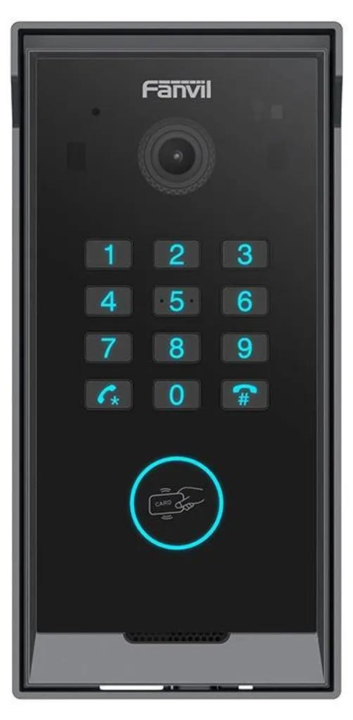 Interphone Vidéo IP Fanvil i60K en Aluminium pour Contrôle d'Accès