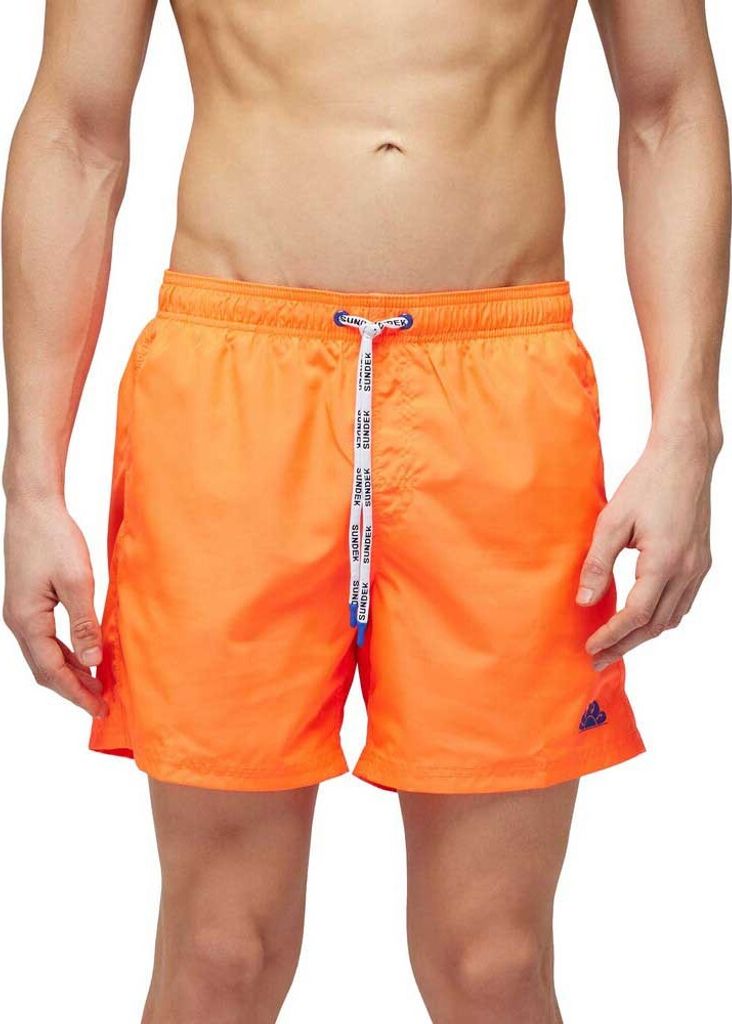 Sundek Elastic Light Poly Badeshorts Orange L Mann Orange L