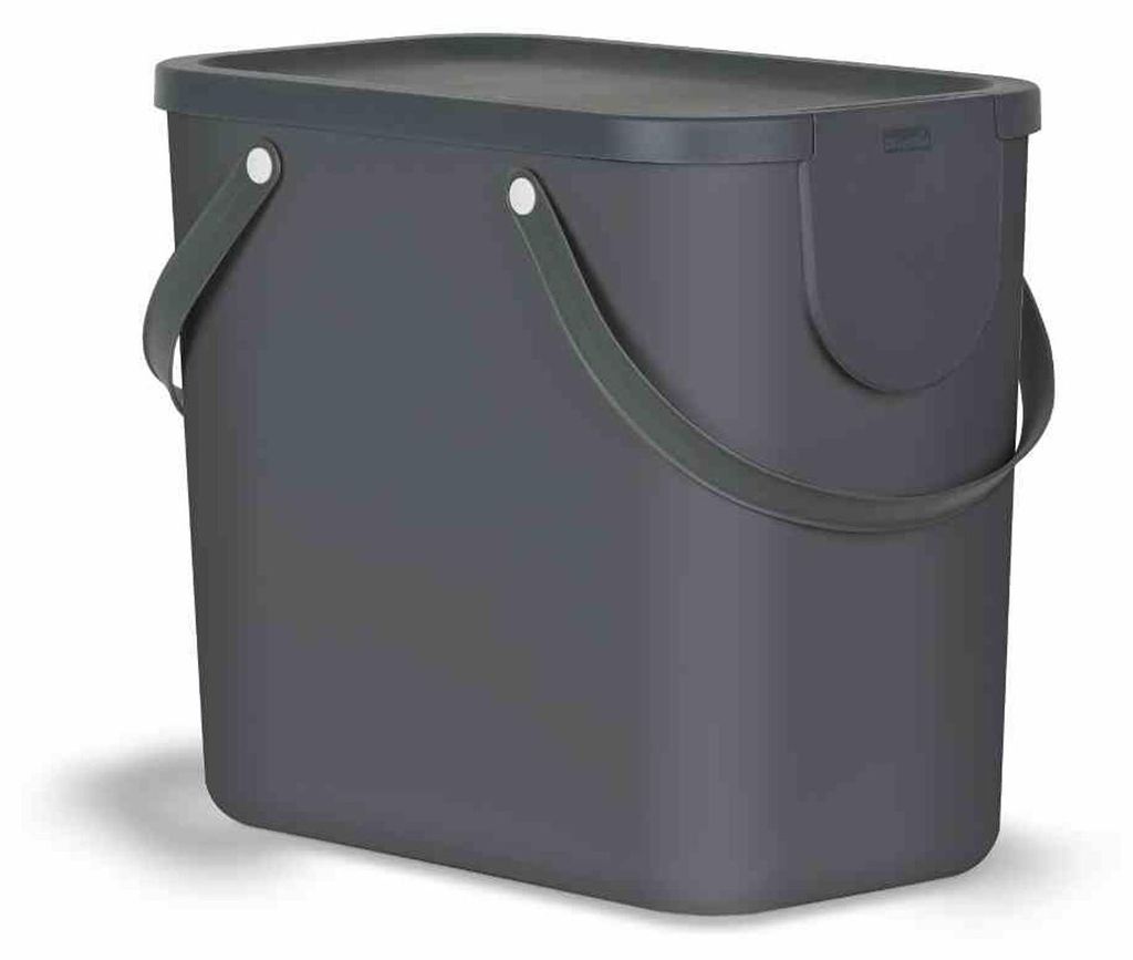 ROTHO Corbeille Albula 25 litres 40x23,5x34 cm anthracite Image du produit 
