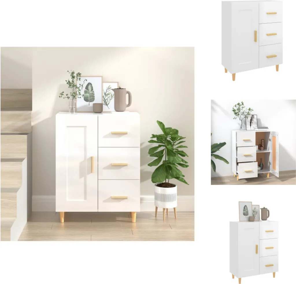 Mobile Buffet Bianco Lucido vidaXL - Must-Have Arredo Moderno 2024