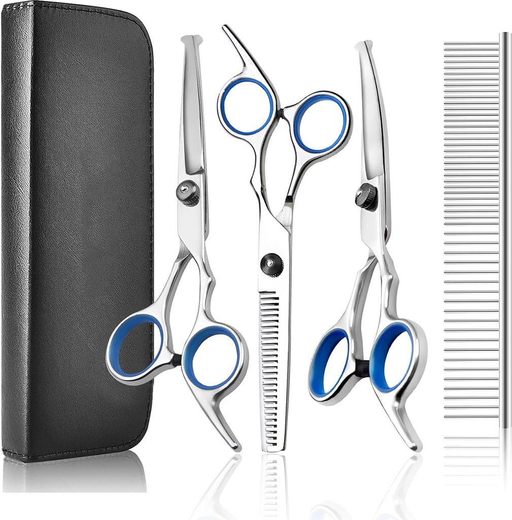 Haustierschere,6 Zoll Haustierpflege Schere Set aus Produktbild 