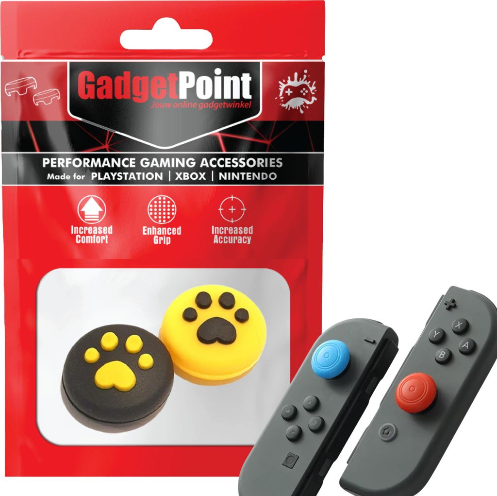 Thumbgrips - Thumb Grips voor Nintendo Switch Joy-Con Controllers - Gaming Thumbgrips - Performance Anti-Slip Thumbsticks - Bescherming Accessoires...