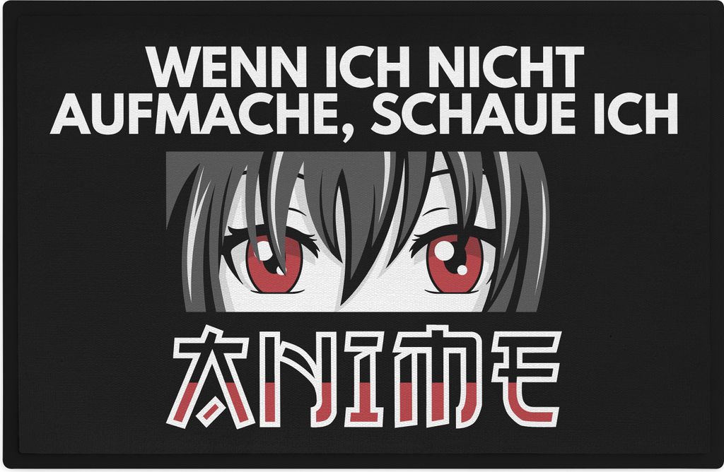 Trendation - Anime Fußmatte Geschenk Wenn Ich Nicht Produktbild 