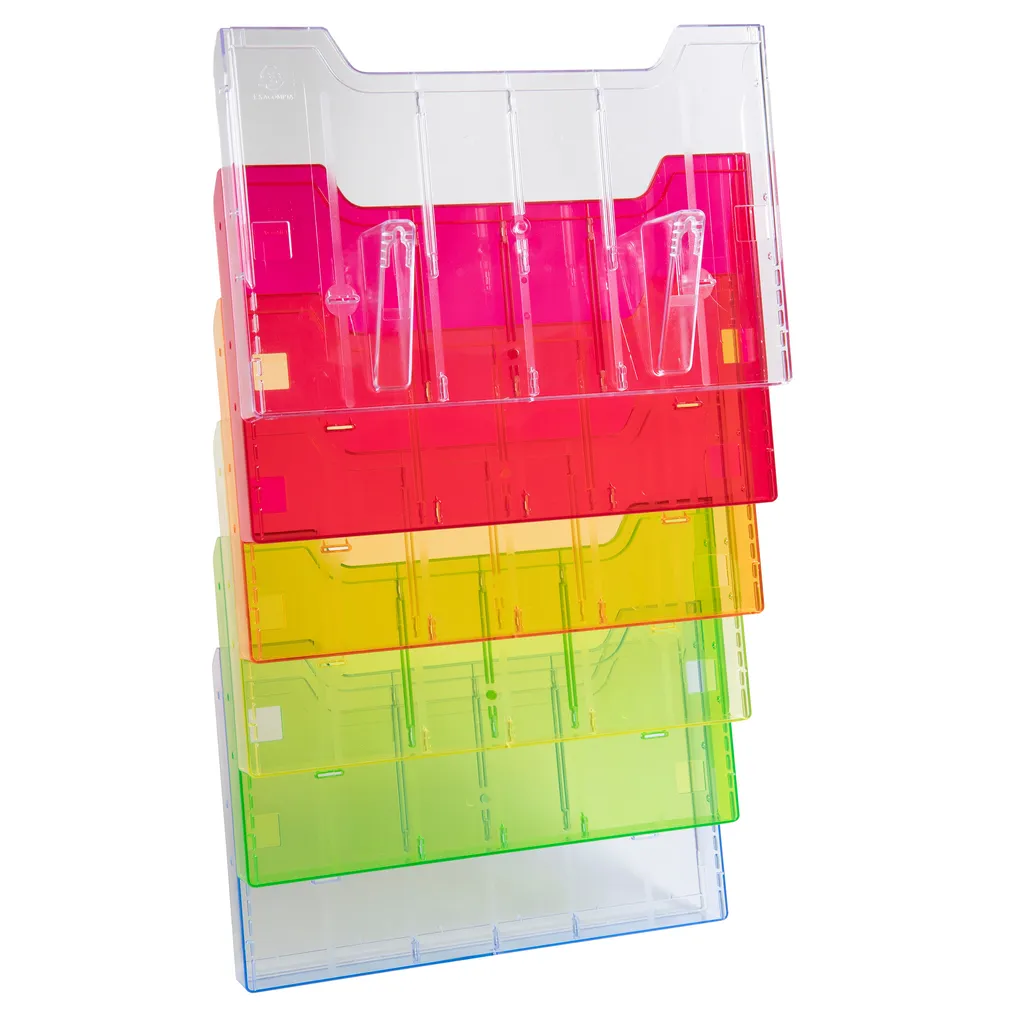 Trieur mural de bureau horizontal pour classement de dossiers