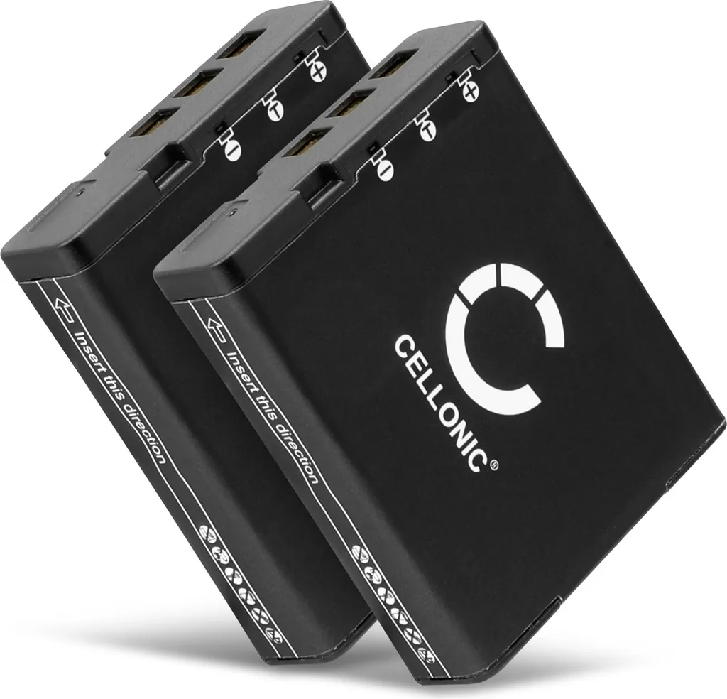 2x Batteria CELLONIC per Casio Exilim EX-ZR710 ZR310 ZR800 NP-130 1800mAh