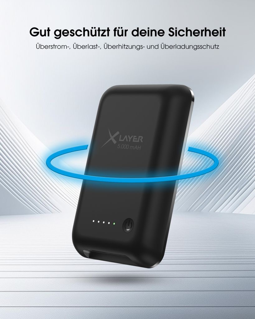 Xlayer Magfix Pro Wireless Powerbank I 5000mAh PD 20W I Produktbild 5