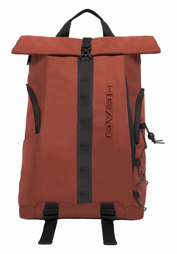 HEAD Rucksack Jungen Schulrucksack Point Backpack Roll-up Terracotta one Size (25 Liter)