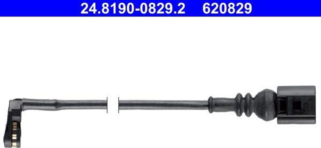 ATE 24.8190-0829.2 Warnkontakt, Bremsbelagverschleiß OE 7LA615437 kompatibel mit Multivan VI