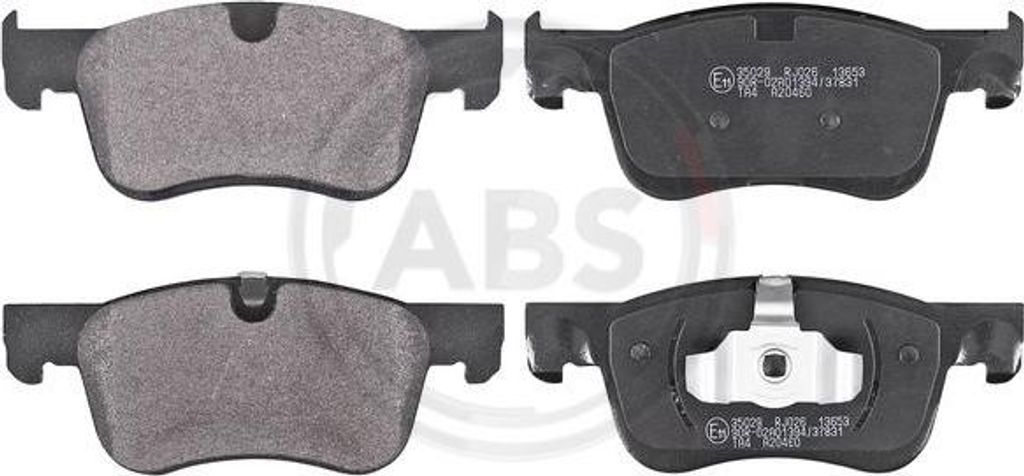 A.B.S. 35029 Bremsbelagsatz, Scheibenbremse OE 1609898380 kompatibel mit Berlingo, C4, Partner, Rifter